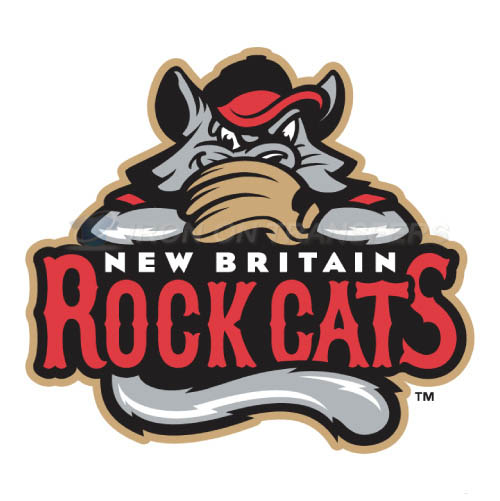 New Britain Rock Cats Iron-on Stickers (Heat Transfers)NO.7845